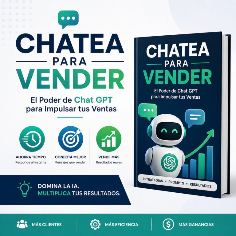Domina la Inteligencia Artificial y Multiplica tus Resultados: «Chatea para Vender»