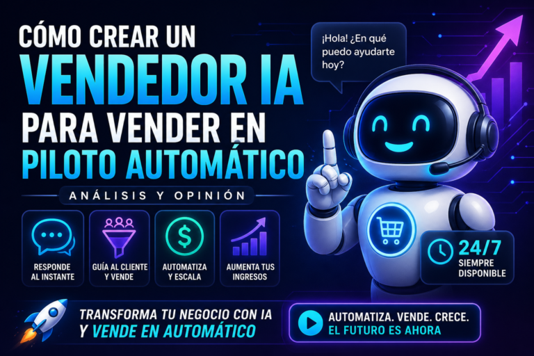 Cómo Crear un Vendedor IA para Vender en Piloto Automático: Análisis y Opinión