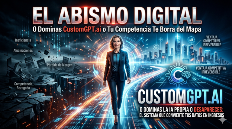 El Abismo Digital: O Dominas CustomGPT.ai o Tu Competencia Te Borra del Mapa