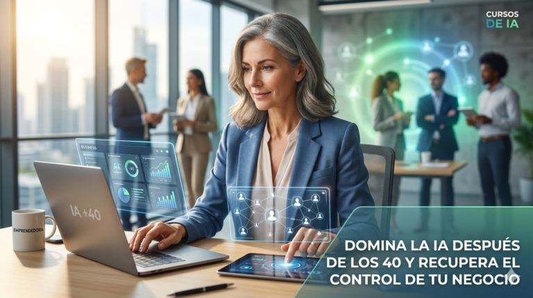 Cómo dominar la Inteligencia Artificial después de los 40 y recuperar el control de tu negocio