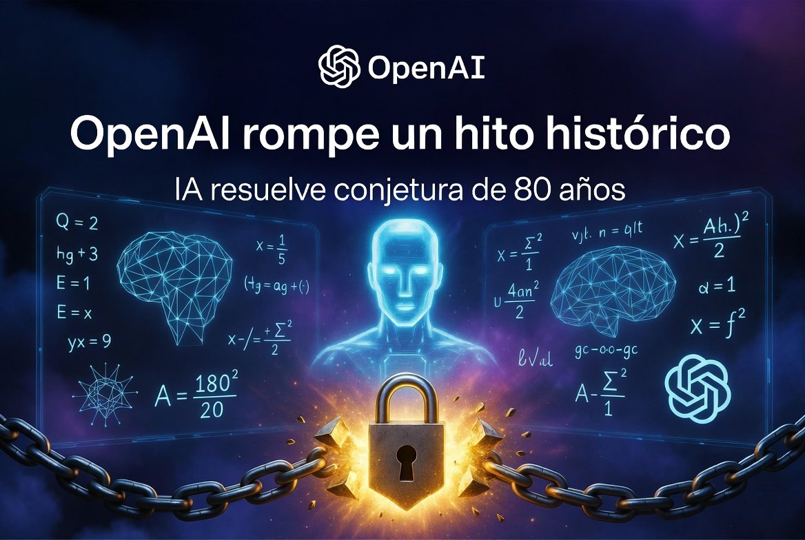 OpenAI rompe un hito histórico: Su IA resuelve una conjetura matemática de 80 años