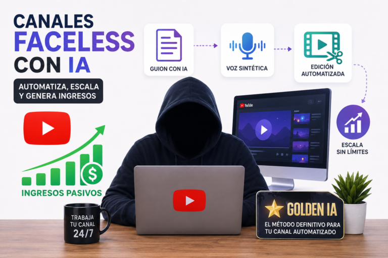 La revolución de los «Canales Faceless»: Cómo la IA está democratizando los ingresos en YouTube