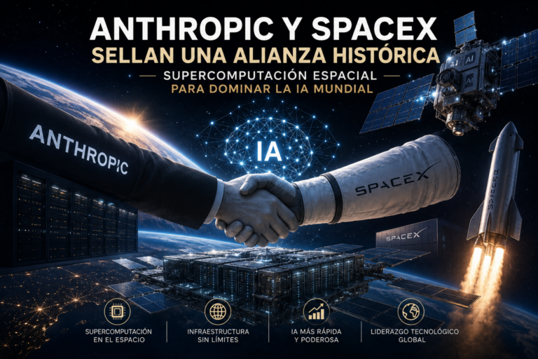 Anthropic y SpaceX sellan una alianza histórica: Supercomputación espacial para dominar la IA mundial