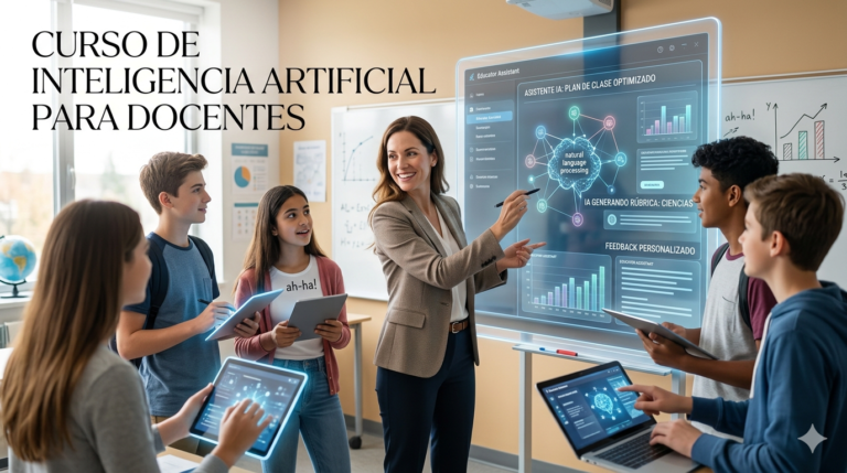 Inteligencia Artificial para Docentes: El curso definitivo para ahorrar horas y potenciar tu enseñanza