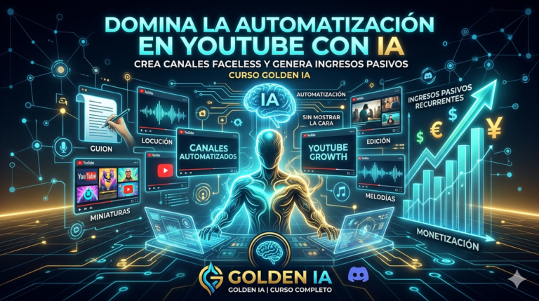 Domina la Automatización en YouTube con Inteligencia Artificial: El Camino hacia los Ingresos Pasivos