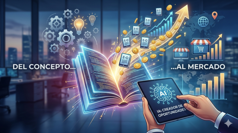 Del concepto al mercado: Cómo la Inteligencia Artificial está democratizando la creación de contenidos rentables