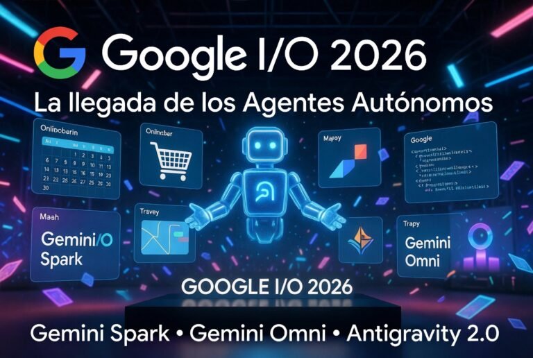 Google I/O 2026: La llegada de los agentes autónomos y el fin de la IA pasiva