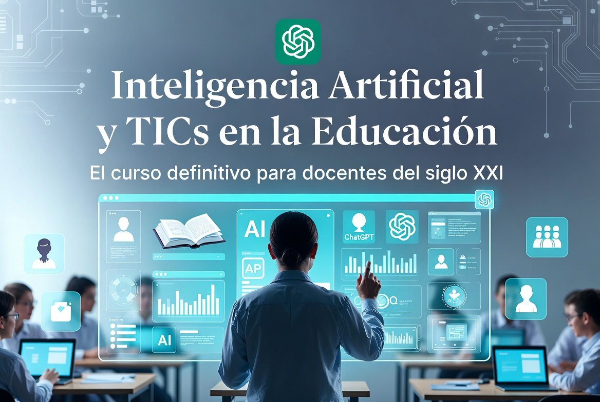 Cómo la Inteligencia Artificial y las TICs están transformando la educación: El curso definitivo para docentes del siglo XXI