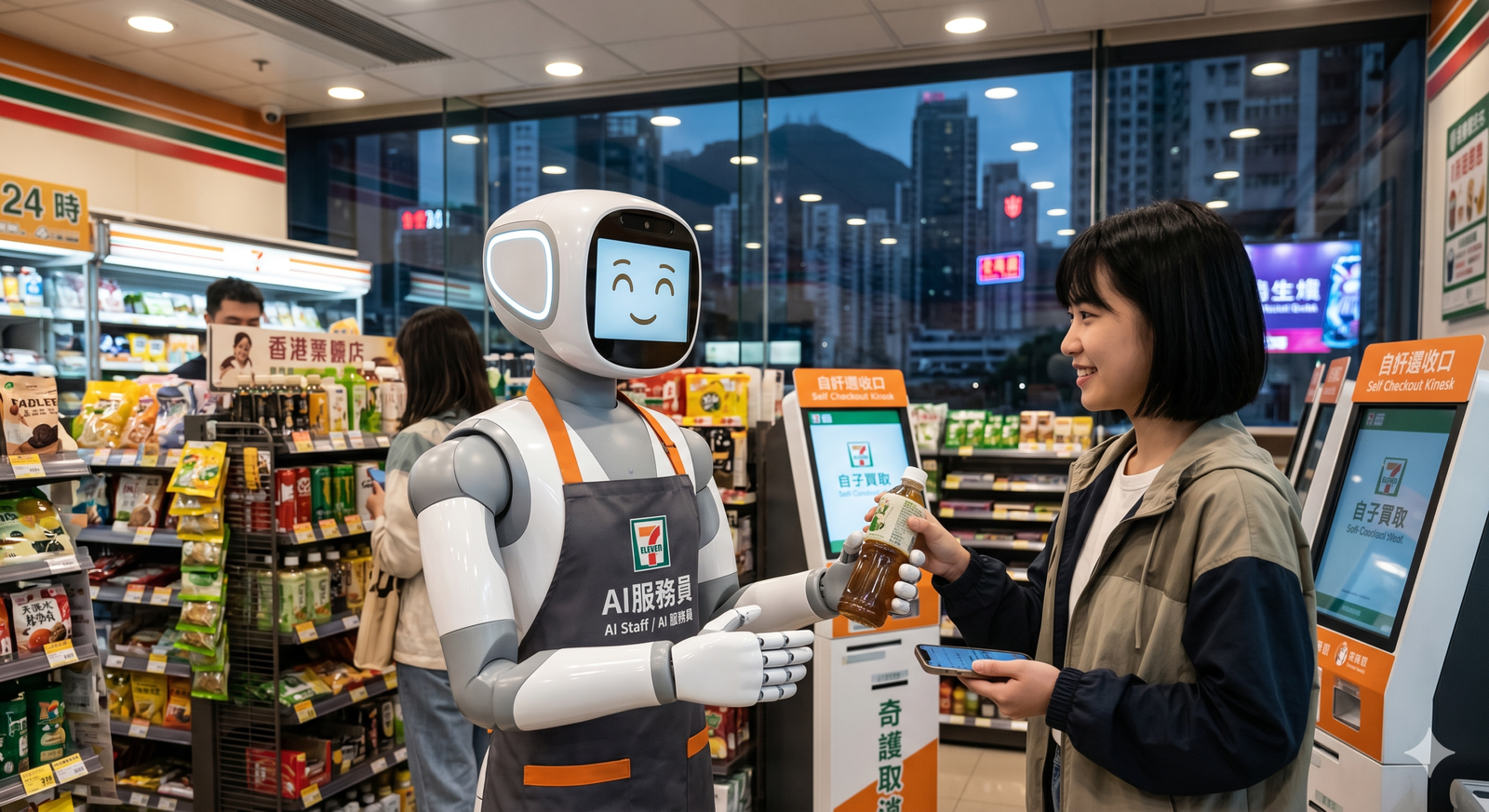 China lleva los robots humanoides al comercio minorista: la revolución de las tiendas 24 horas